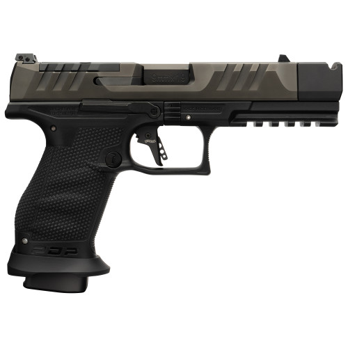 Walther PDP Pro-X 9mm, 4.6" Threaded Barrel, Black, Optic Ready, PMM Compensator, 10rd