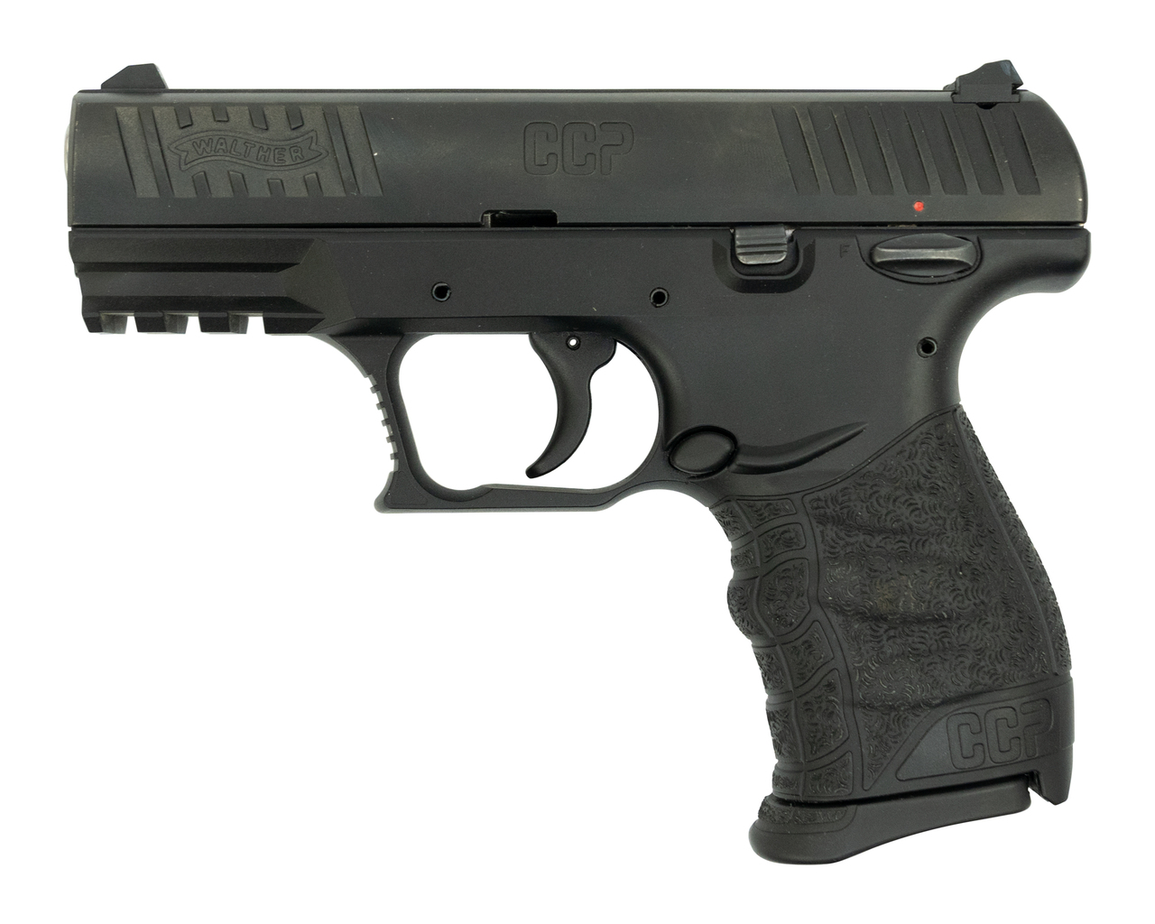 Walther CCP Used 9mm, 3.5" Barrel, 3-Dot Adj. Sights, Black, 8rd