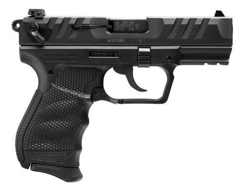 Walther PD380 380 ACP, 3.7" Barrel, Black, Picatinny Rail, 9rd