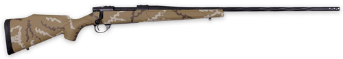 Weatherby Vanguard Outfitter 30-06 Springfield, 24" Threaded Barrel, Tan w/ Brown & White Sponge Stock, Black Rec, 5rd