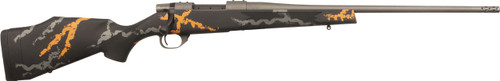 Weatherby Vanguard 308 Win, 20" Barrel, Orange/Gray Sponge Camo, 5rd