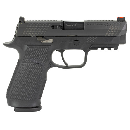 Wilson P320 Carry 9mm, 3.9" Barrel, Black, Sunburst Grips, 17rd
