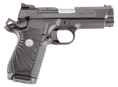 Wilson 1911 EDC X9 9mm, 4" Barrel, Black, G10 Starburst Grip, 15rd