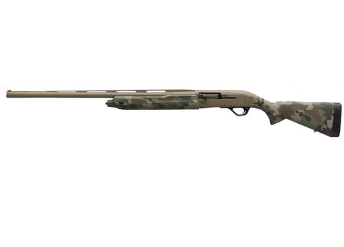 Winchester SX4 Hybrid Hunter Left Hand 12 Ga, 3.5" Chamber 28" Barrel, Flat Dark Earth Rec, Woodland Camo Furniture, 4rd