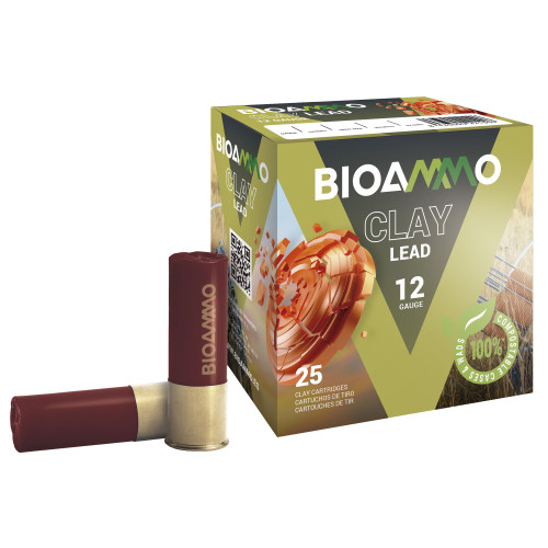 Winchester Bioammo 12 Ga, 2.75", #8, 1 oz, Target, Lead Shotshell, 25rd Box