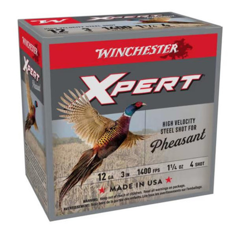 Winchester Xpert Pheasant 12 Ga, 3" 1 1/4 oz, 4 Shot, 25rd Box