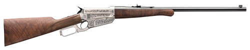 Winchester 1895 125th Anniversary 405 Winchester, 24" Barrel, Silver Engraved Rec, Walnut Furniture, 4rd