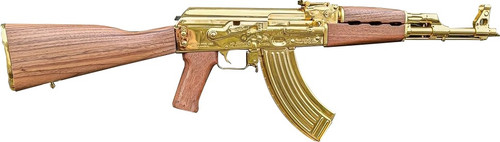 Zastava ZPAPM70 7.62x39, 16.25" Barrel, 24K Gold Plated Barrel/Rec/Mag, 30rd