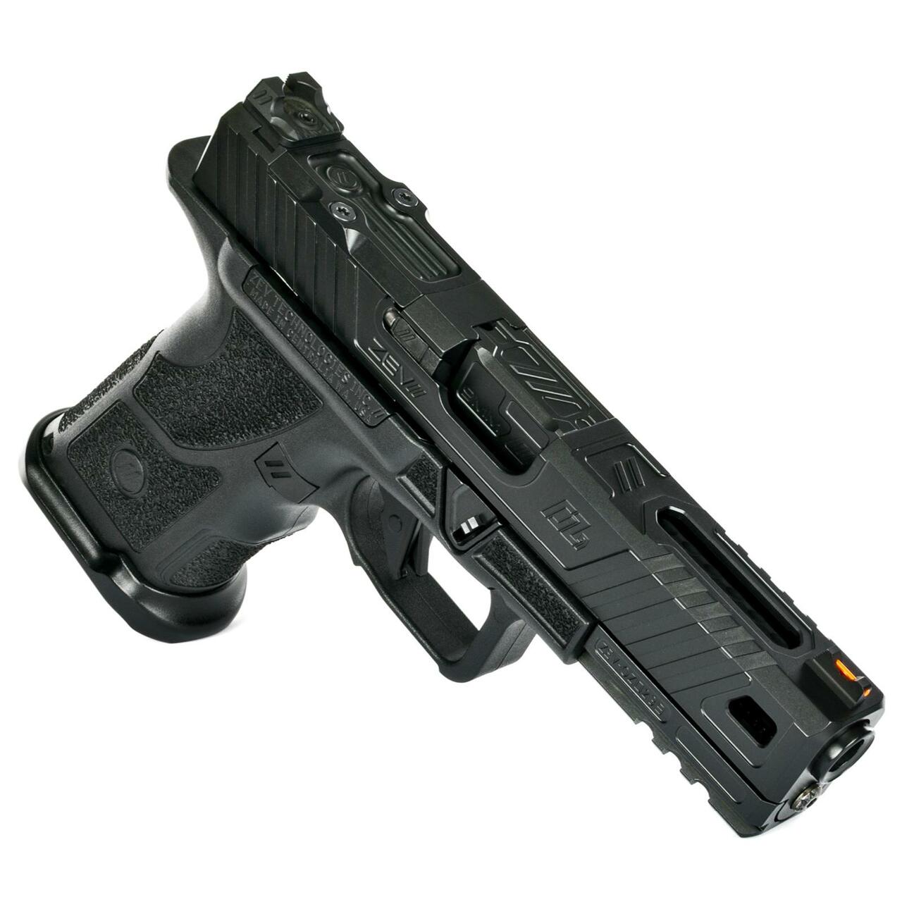 ZEV Technologies OZ9 Elite Covert 9mm, MG Non-Threaded DLC Barrel, Black, 15rd