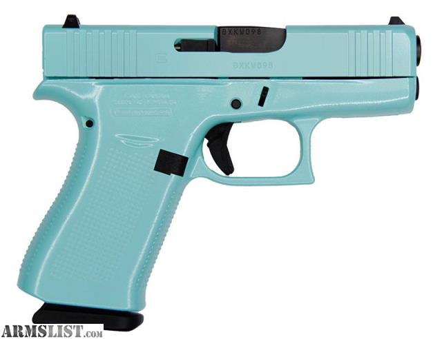 Glock 43 GEN 3 9mm 3 39 61 Robin Egg S Pi4350201resa 2