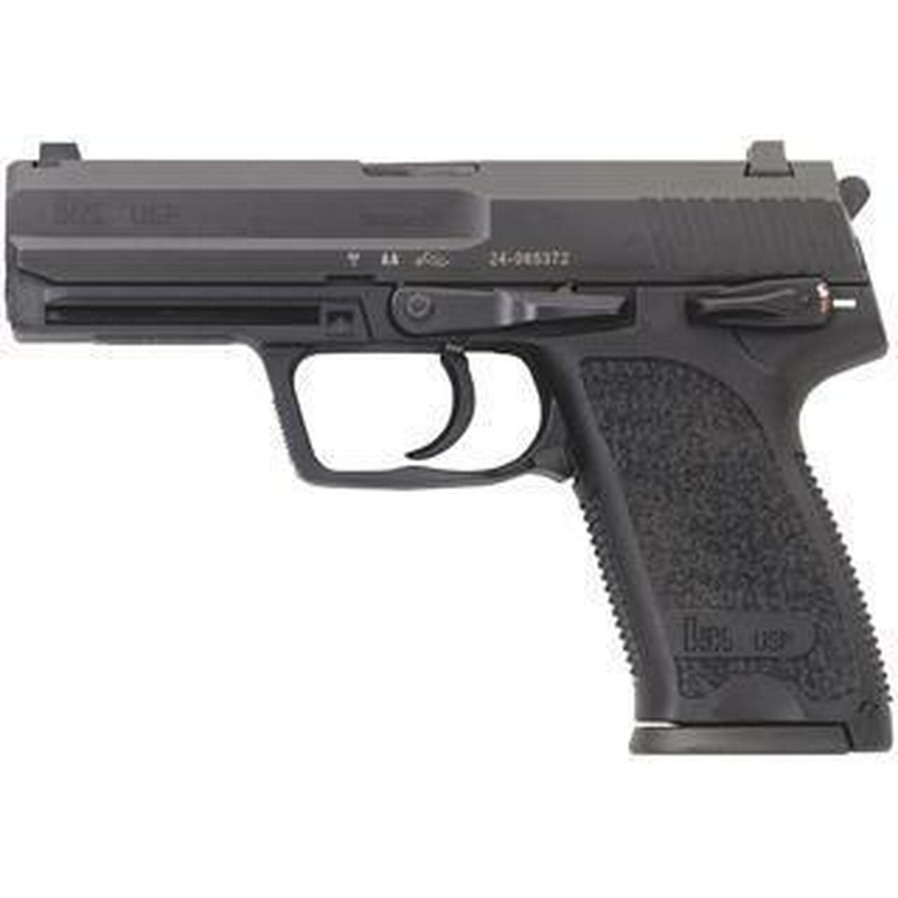 HK USP9 9mm, 4.25" Barrel, 15rd Mag, DA/SA, Fixed Sights, Black