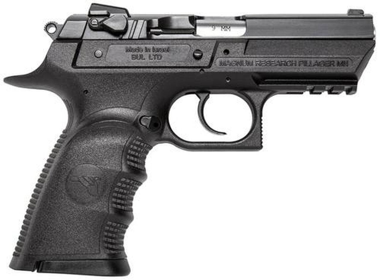 Magnum Research Baby Desert Eagle 3, 9mm, SA/DA, 3.8", 16rd, Black Carbon Steel
