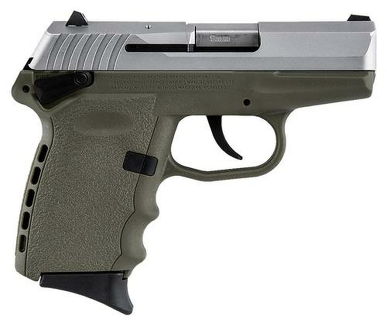 SCCY CPX-1 Two Tone 9mm SS Slide Poly Frame