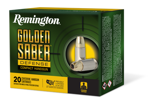 Remington Golden Saber Defense 380 ACP 102gr BJHP