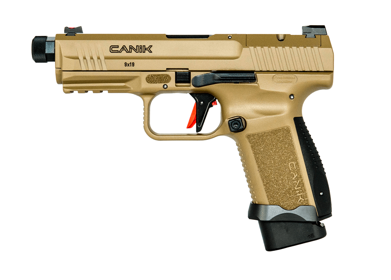 Canik TP9 Elite Combat 9mm, 4.8" Barrel, Flat Dark Earth, 15rd