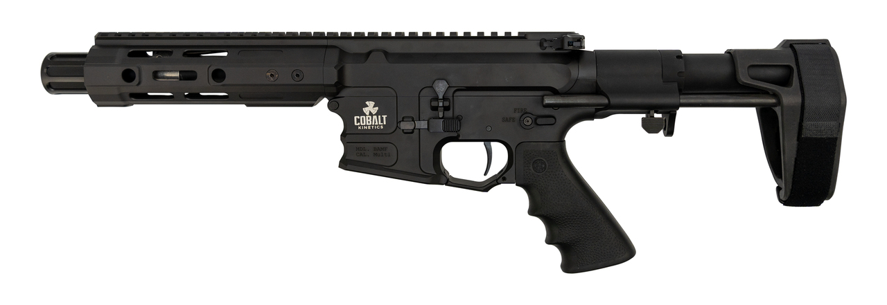 Cobalt Kinetics BAMF Pro .223 Wylde, 6.75" Barrel, PDW Brace, Black, 30rd