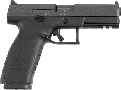 CZ P-10 F 45 ACP, 4.5" Barrel, Black, Optic Ready, 13rd