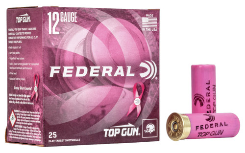 Federal Top Gun Sporting 12 Ga 2.75" 1oz 8 Shot 1250 FPS 25rd Box