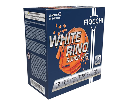 Fiocchi Exacta Target White Rino 12 Ga Shotshell Loads