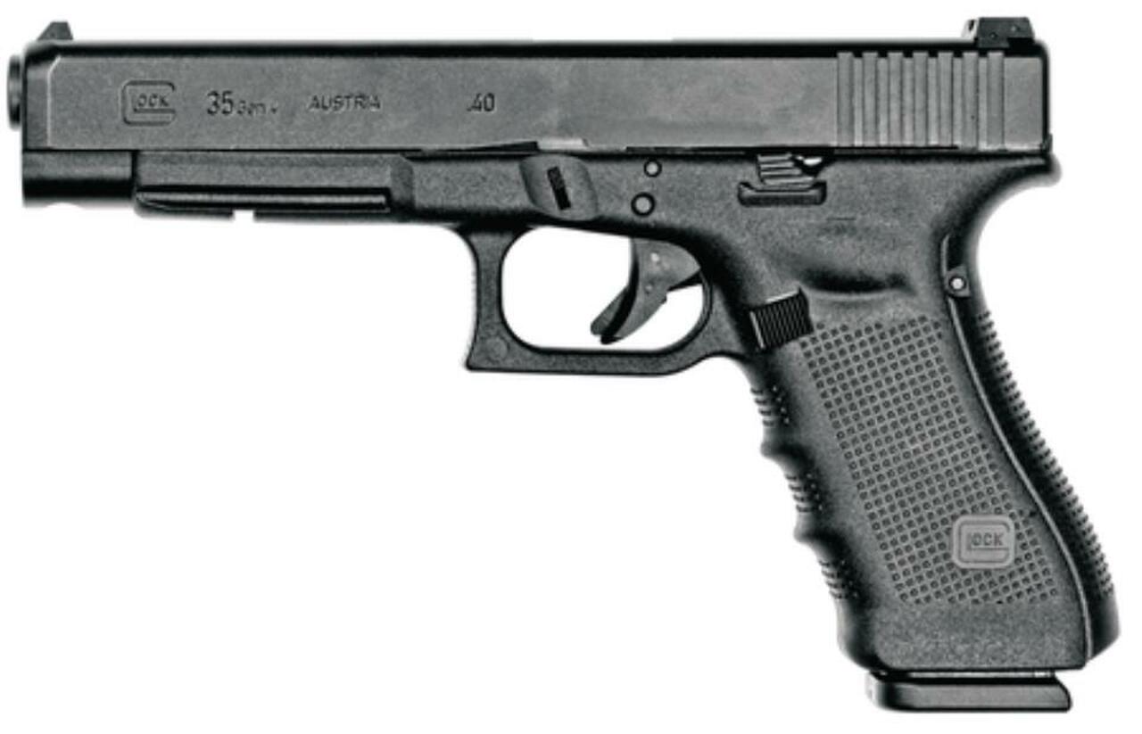 Glock Gen4 G35 .40 Smith &amp; Wesson 5.32" Barrel Black Finish Adjustable Sights Refurbished 15rd