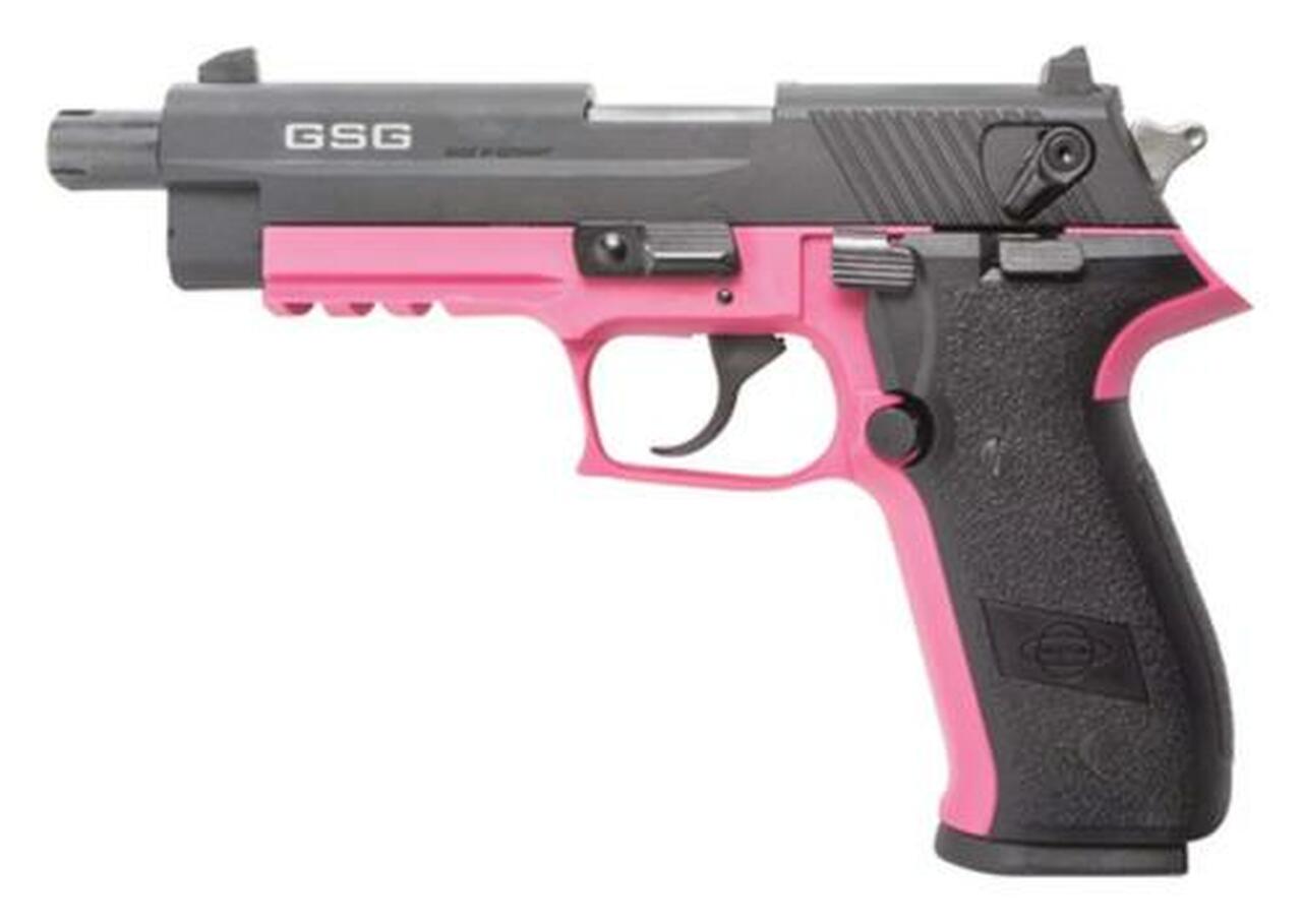 GSG Firefly 22LR, 4" Threaded Barrel, Pink Frame