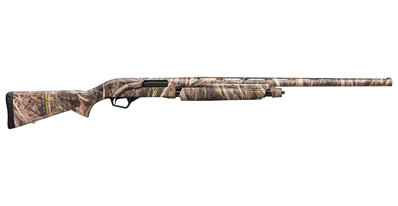 SXP Waterfowl Hunter 12 Gauge Pump Action Shotgun with Mossy Oak Shadow Grass Habitat Camo