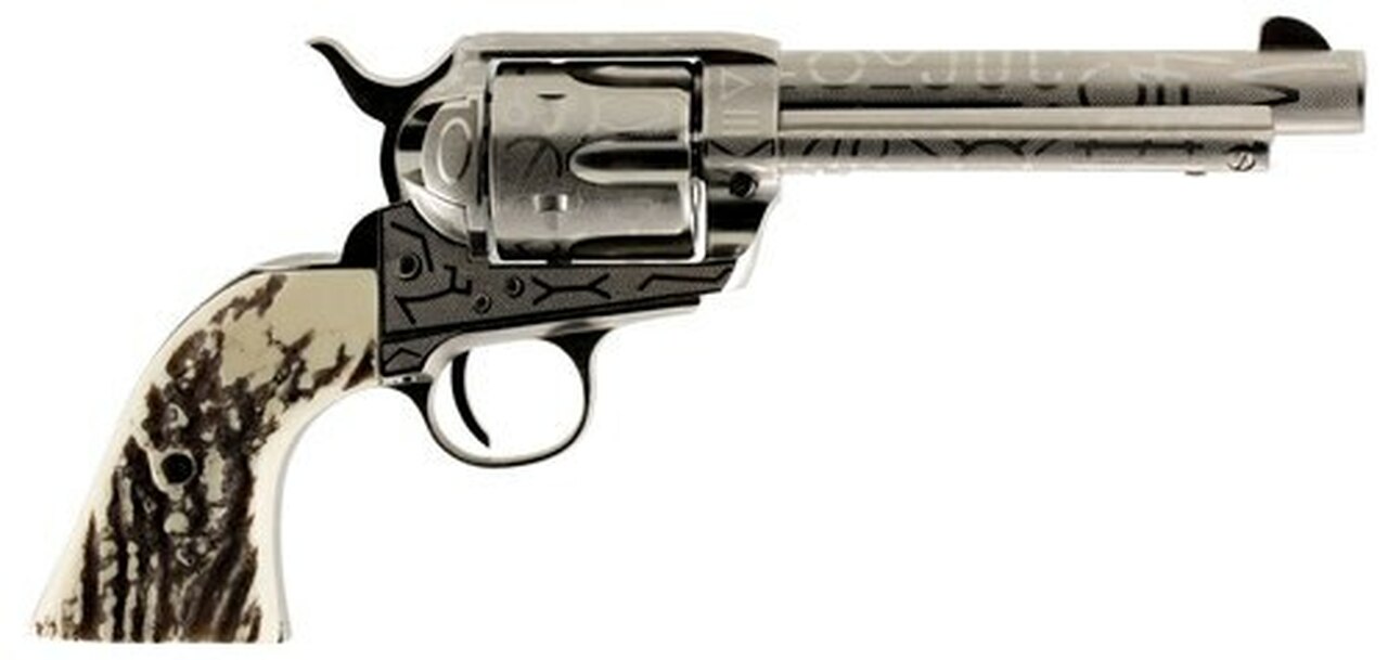 Taylor's 1873 Cattleman Single 357 Magnum 5.5" 6 Ivory Synthe