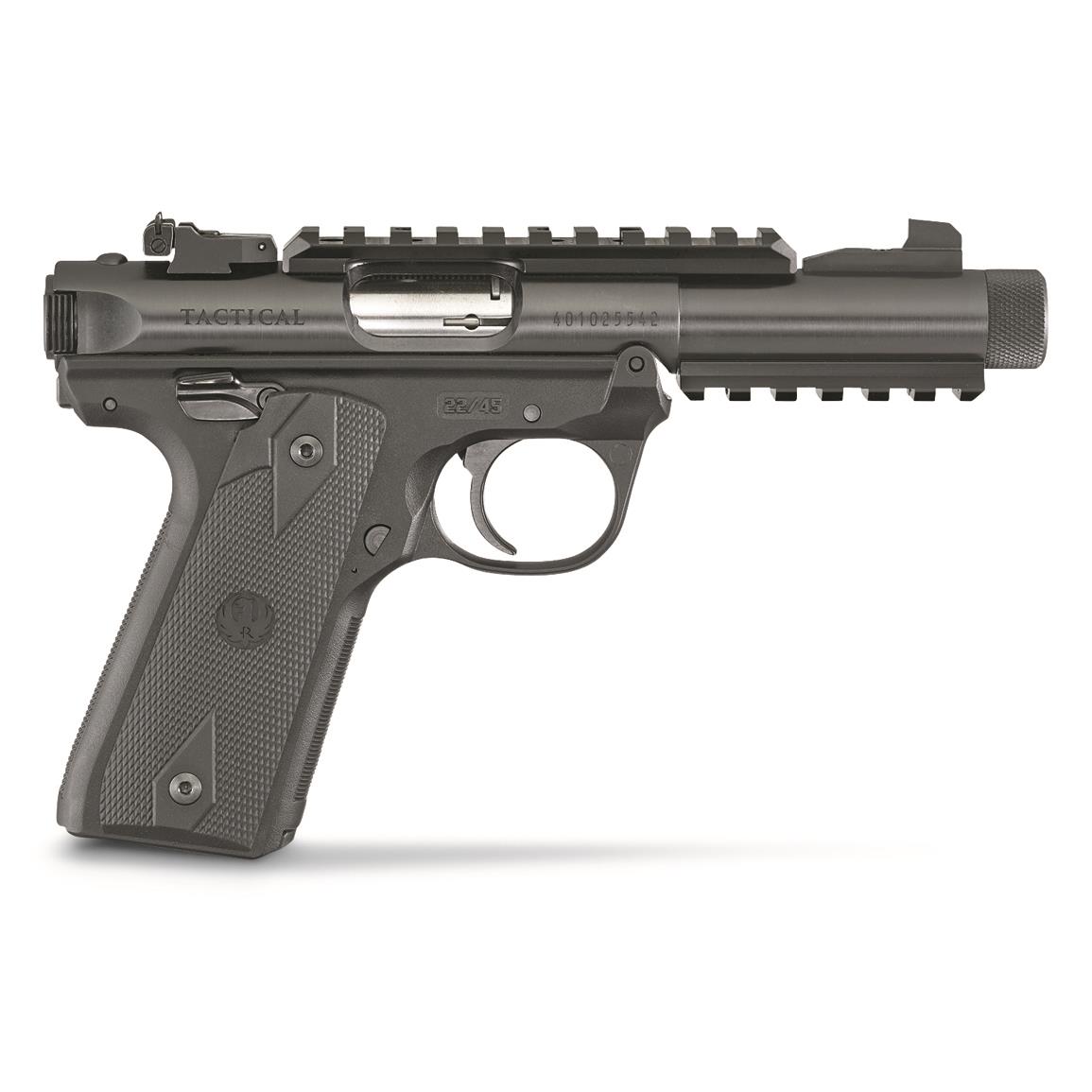 Ruger MKIV 22/45 Tactical .22lr Rimfire Pistol Rimfire Pistol Tactical ...