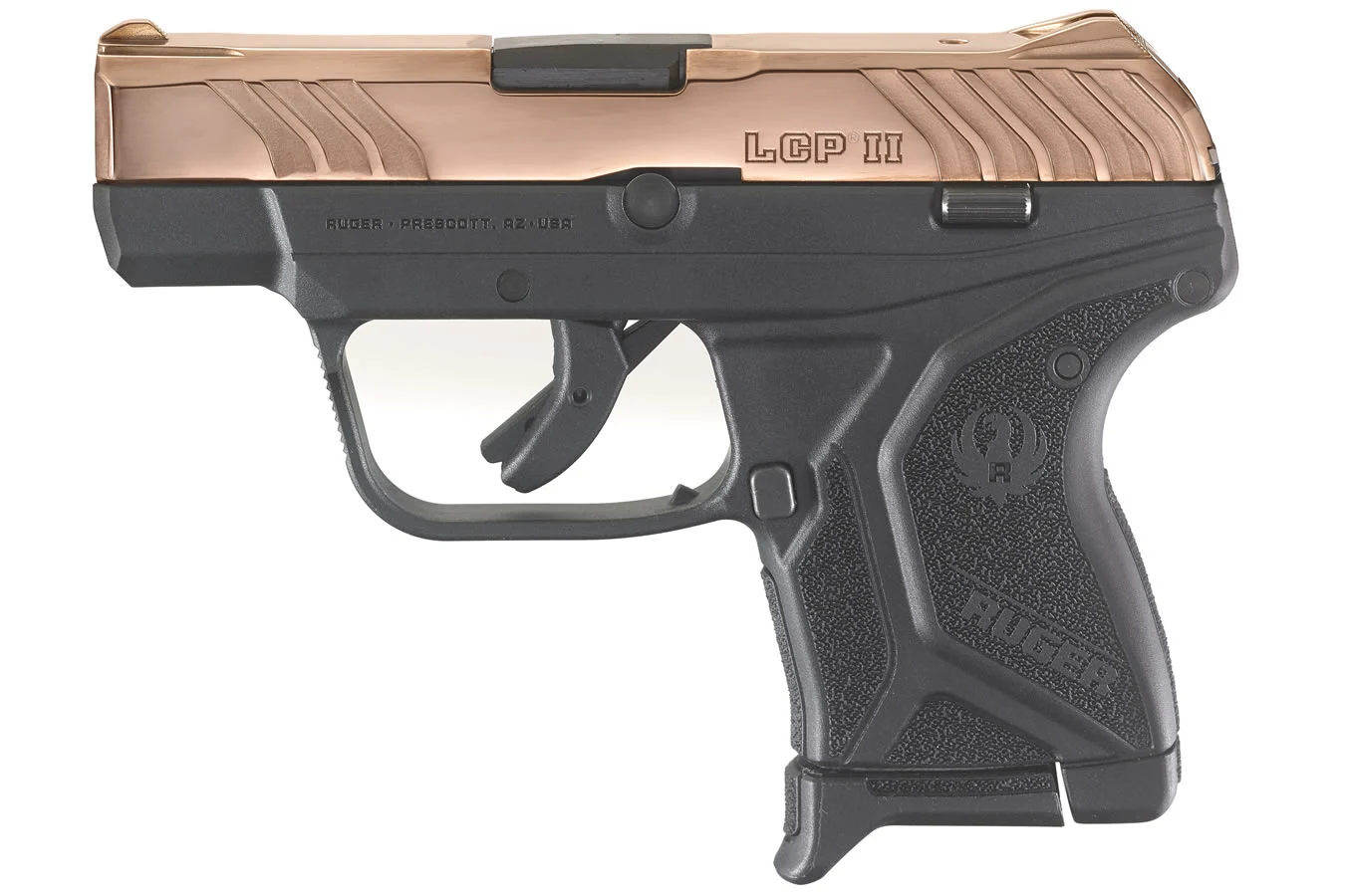Ruger LCP II 380 ACP Carry Conceal Pistol with Rose Gold PVD Slide ...