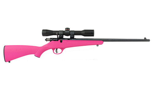 Savage Rascal Youth 22LR Bolt-Action Rifle (Pink)