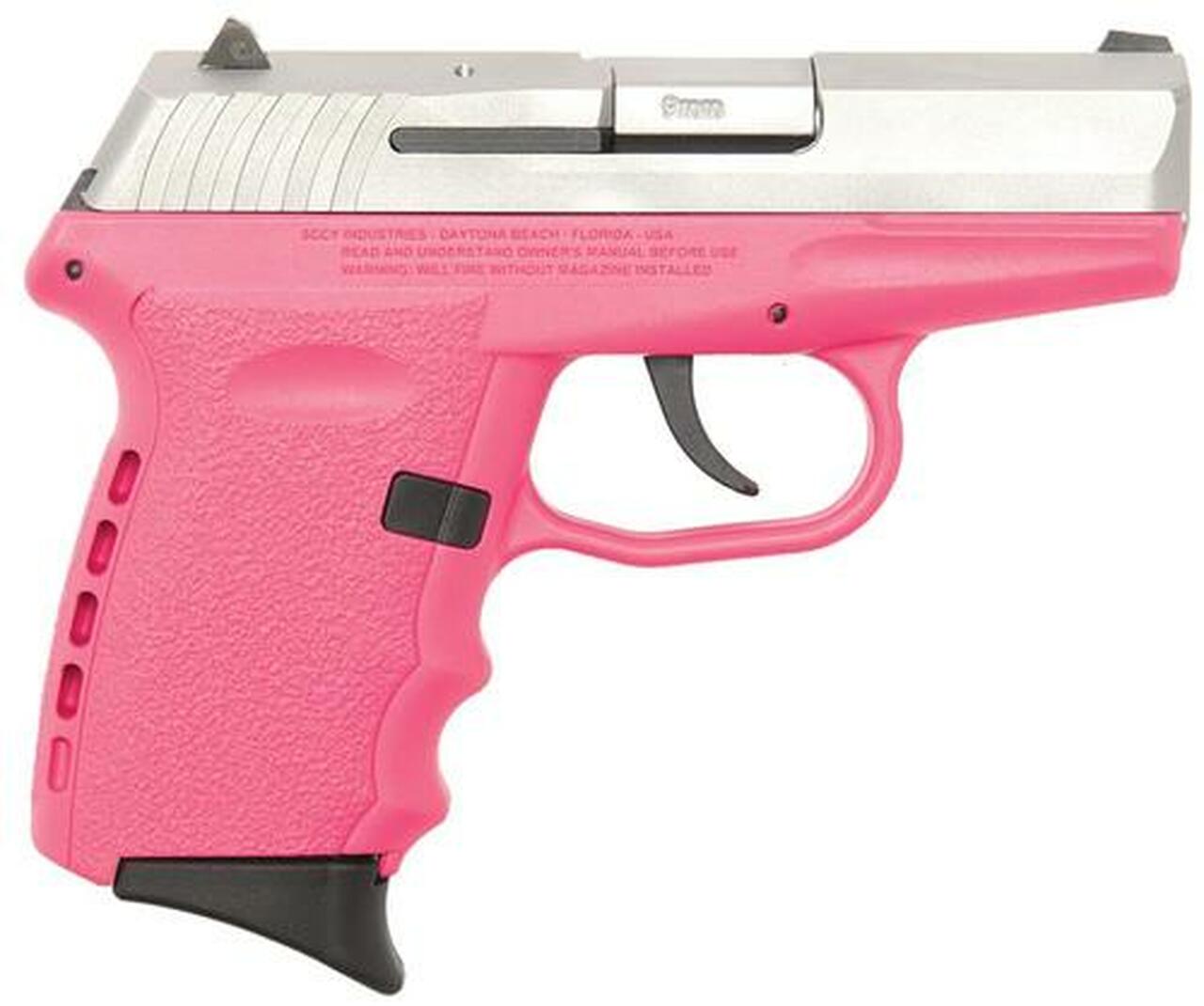 SCCY CPX-2 Gen 2 9mm Pink Frame SS Slide