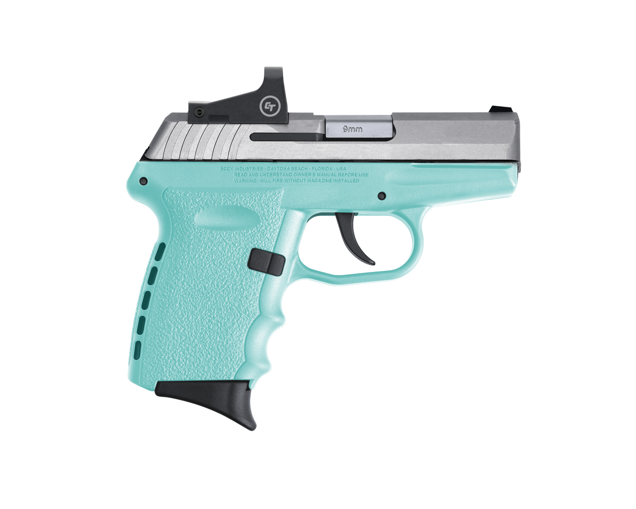 SCCY CPX-2 RD 9mm, 3.1" Barrel, Blue Stainless