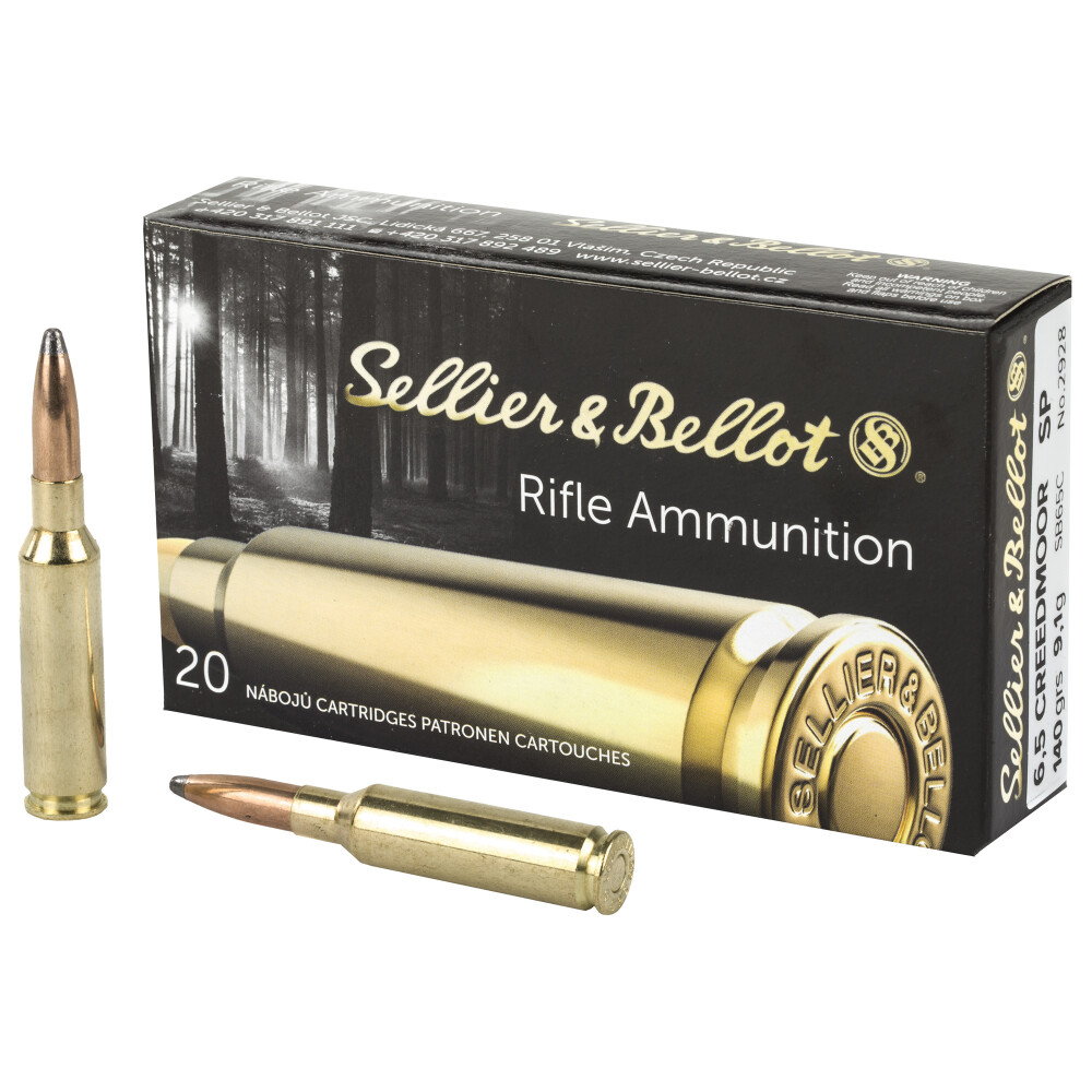 Sellier &amp; Bellot 6.5 Creedmoor 20rds SP 140gr [FC-754908512607]