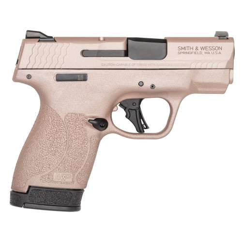 Smith & Wesson M&P9 Shield Plus 9mm, 3.1" Barrel, Rose Gold Cerakote