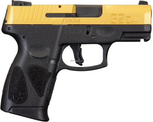 Taurus G2C 9mm Pistol, Yellow Slide, Black Frame