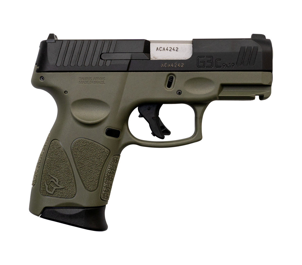 Taurus G3C 9mm, 3.26" Barrel, MTSr, Black, 12rd