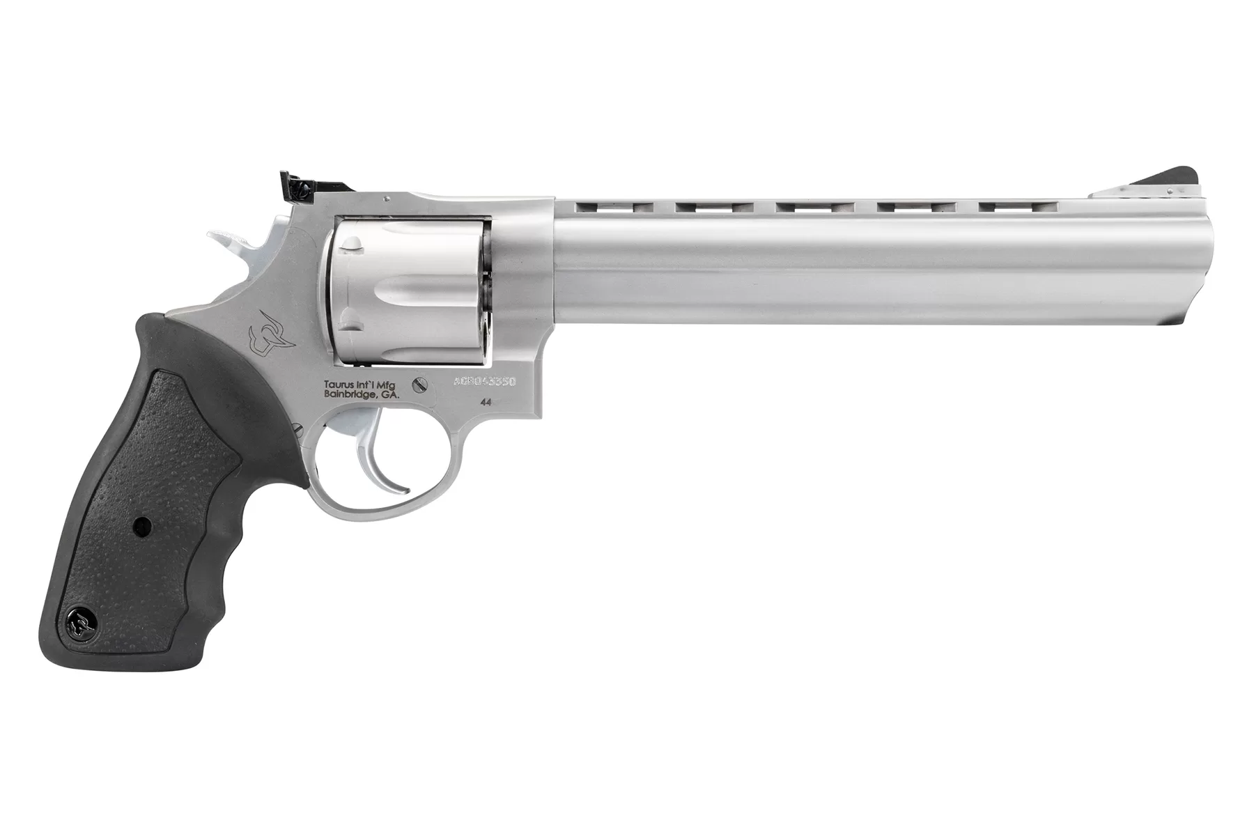 Taurus Model 44 44 MAG 8 38 Barrel Rubber Grip Matte Ss 6rd Taurus 2