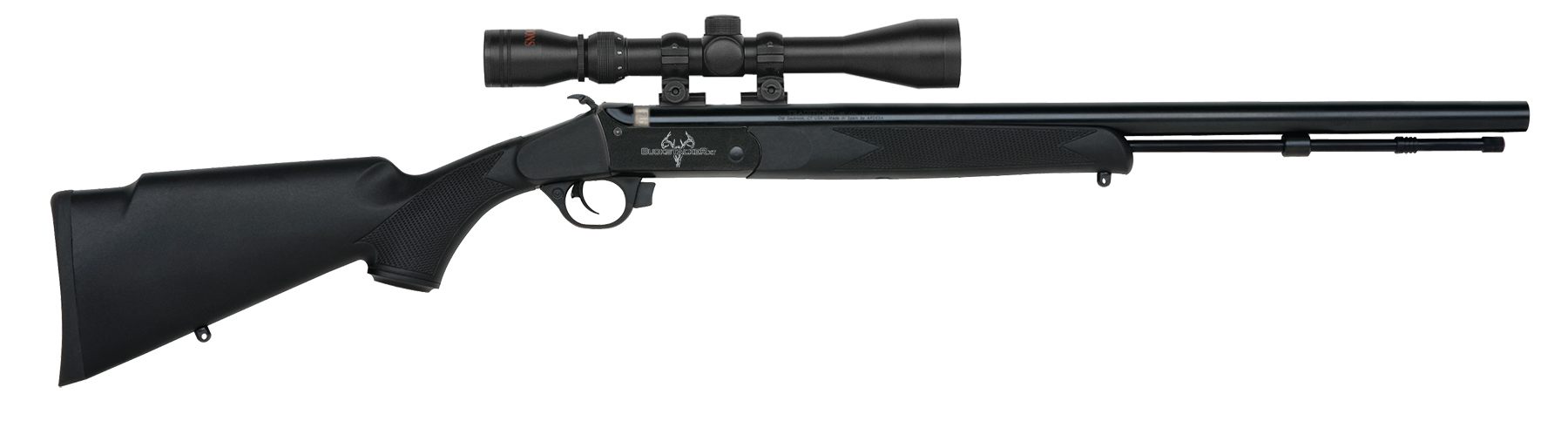 Buckstalker™ XT .50 Cal Black / Blued with 3-9x40 Scope | Traditions ...