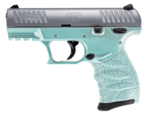 Walther CCP M2 9mm, 3.54" Barrel, Angel Blue Finish