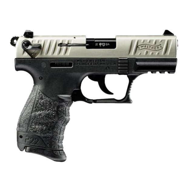 Pistola Walther P22 Nickel Calibre .22 LR 10 Tiros 3,42" | Nordens