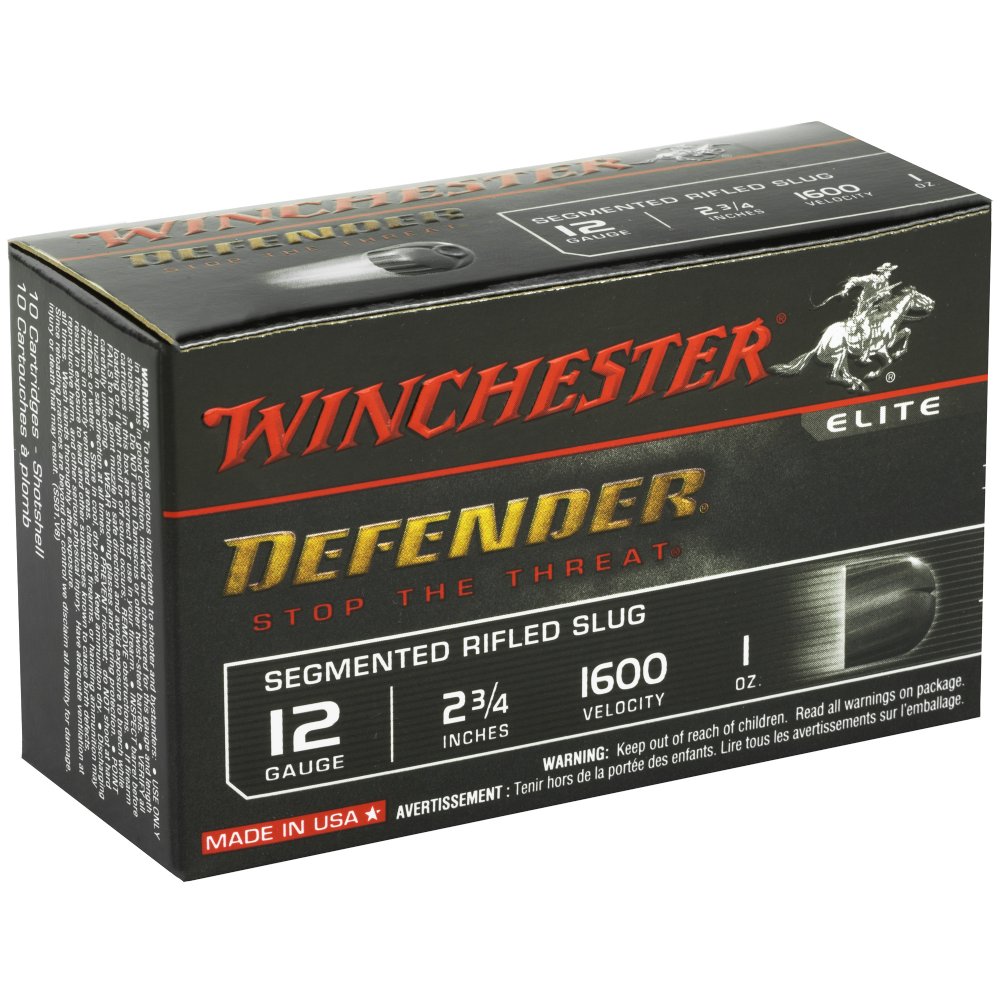 RTG Parts WINCHESTER DEFENDER 12GA 2 3/4 1 OZ SEGMENTING SLUG, 10/BOX ...