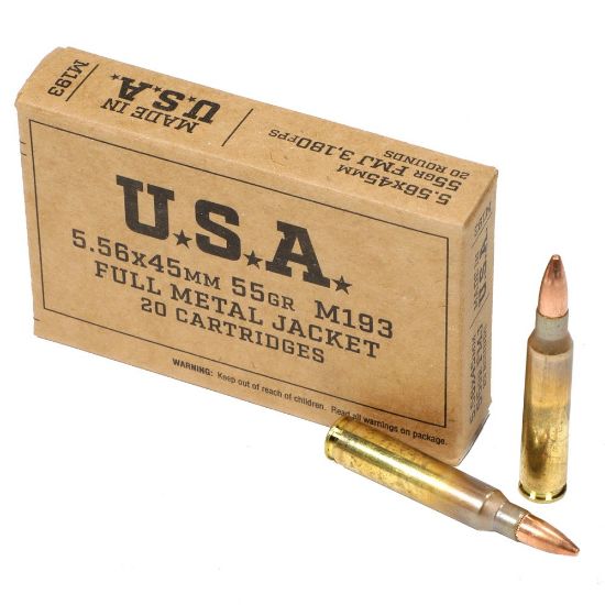 RTG Parts Winchester Service Grade M193 556NATO 55gr Full Metal Jacket ...