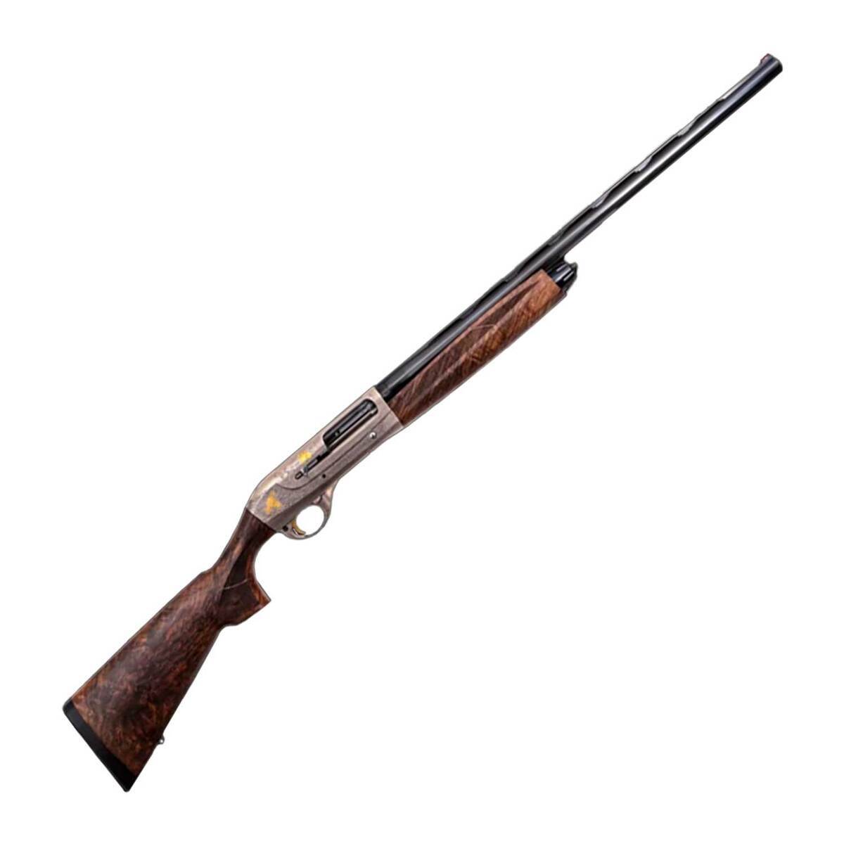 Weatherby 18i Limited Brushed Nickel W Custom Engraving 12 Gauge 3in Semi Automatic Shotgun 28in